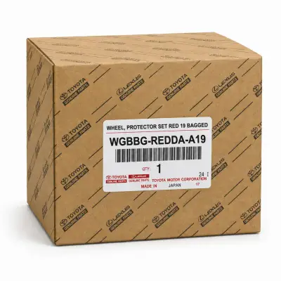 Toyota WGBBGREDDAA19 — Wheel protector set red 19 bagged — кадр 1